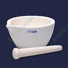 ISOLAB 038.08.050 Havan - Alumina - Tokmağı İle - 7 mL
