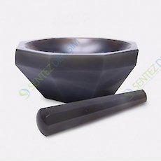 ISOLAB 038.07.150 Havan - Agat - Tokmağı İle - Çap 150 mm - Standart Form