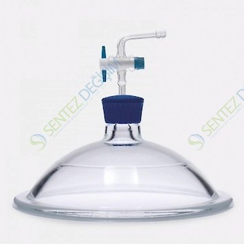 ISOLAB 039.07.300 Desikatör Kapağı - Vakumlu - Çap 300 mm