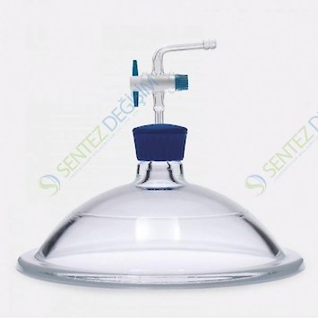 ISOLAB 039.07.250 Desikatör Kapağı - Vakumlu - Çap 250 mm