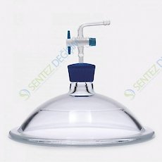 ISOLAB 039.07.200 Desikatör Kapağı - Vakumlu - Çap 200 mm