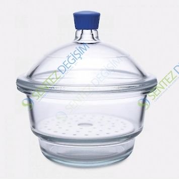 ISOLAB 039.01.300 Desikatör - Cam - Vakumsuz - Çap 300 mm