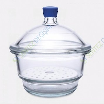 ISOLAB 039.01.250 Desikatör - Cam - Vakumsuz - Çap 250 mm