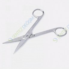 ISOLAB 048.22.160 Makas - Laboratuar İçin - Sivri/Sivri - 160 mm