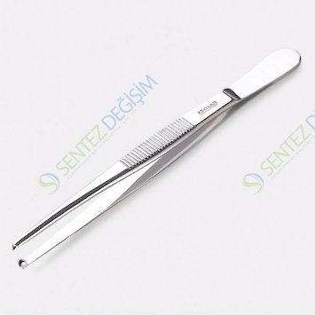 ISOLAB 048.02.130 Pens - Genel Kullanım - Küt Uçlu/Düz - Tırtıklı - 130 mm