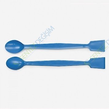 ISOLAB 047.33.210 Spatül - P.P - 35 Derece Eğimli Düz Uçlu - 210 mm - Steril