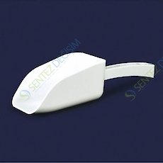 ISOLAB 037.35.500W Kürek - P.S - Dibi Düz - Kapaksız - 500 ml - Beyaz