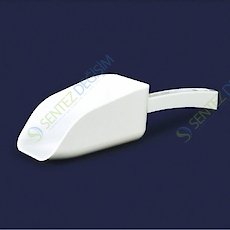 ISOLAB 037.35.050W Kürek - P.S - Dibi Düz - Kapaksız - 50 ml - Beyaz