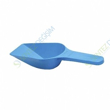 ISOLAB 037.30.500B Kürek - P.P - Dibi Düz - 500 ml, Mavi