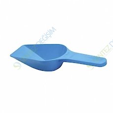 ISOLAB 037.30.250B Kürek - P.P - Dibi Düz - 250 ml, Mavi