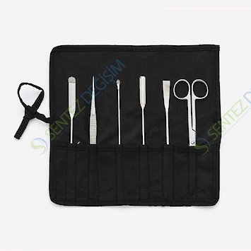 ISOLAB 047.05.001 Spatül & Makas Takımı İçin Boş Çanta