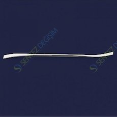 ISOLAB 047.03.180 Spatül - Paslanmaz Çelik - Eğimli - 180 mm