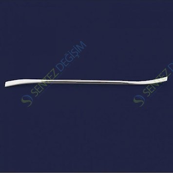ISOLAB 047.03.180 Spatül - Paslanmaz Çelik - Eğimli - 180 mm