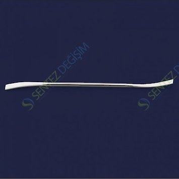 ISOLAB 047.03.150 Spatül - Paslanmaz Çelik - Eğimli - 150 mm