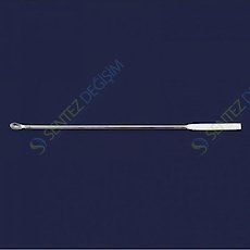 ISOLAB 047.06.210 Spatül - Paslanmaz Çelik - Mikro Kaşıklı - 210 mm