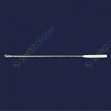 ISOLAB 047.06.180 Spatül - Paslanmaz Çelik - Mikro Kaşıklı - 180 mm