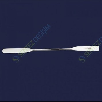 ISOLAB 047.07.250 Spatül - Paslanmaz Çelik - Çift Uçlu - Düz - 250 mm