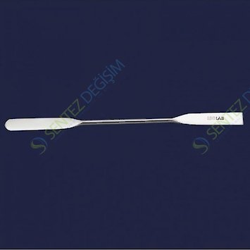 ISOLAB 047.07.210 Spatül - Paslanmaz Çelik - Çift Uçlu - Düz - 210 mm