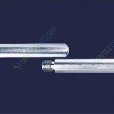 ISOLAB 049.07.004 Stant Borusu - Paslanmaz Çelik - Uzunluk 600 mm