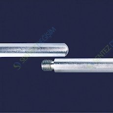 ISOLAB 049.06.005 Stant Borusu - Galvanize Çelik - Uzunluk 750 mm