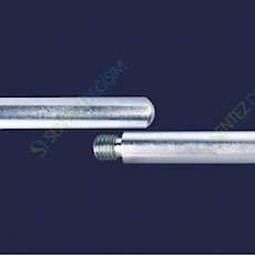 ISOLAB 049.06.004 Stant Borusu - Galvanize Çelik - Uzunluk 600 mm