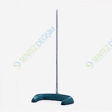 ISOLAB 049.09.180 Laboratuar Standı - Metal - At Nalı - Küçük Boy