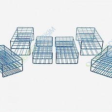 ISOLAB 079.01.104 Tüp Standı - Epoksi Kaplı Tel - 40 Delik - 20 mm tüpler için