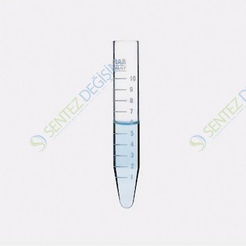 ISOLAB 078.01.002 Santrifüj Tüpü - Cam - Konik Tabanlı - Dereceli 10 Adet