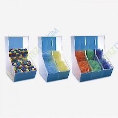 ISOLAB 006.15.001 Dispenser Kutusu - Akrilik - Tek Bölmeli