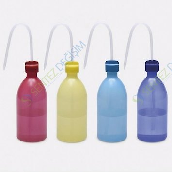 ISOLAB 062.05.05G Piset - P.E - Dar Boyun - 500 ml - Yeşil