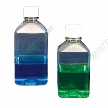 ISOLAB 061.09.500 Şişe - Pet - Steril - 500 ml