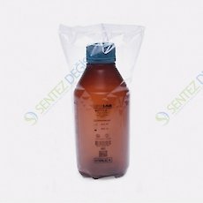 ISOLAB 061.16.500 Polipropilen Şişe - Vida Kapaklı - Orta Boyun - P.P - Şeffaf - Steril - 500 ml / 100 Adet