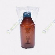 ISOLAB 061.15.901 Polipropilen Şişe - Vida Kapaklı - Orta Boyun - P.P - Şeffaf - Non Steril - 1000 ml / 50 Adet