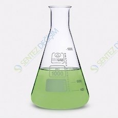 ISOLAB 027.01.903 Erlen - Cam - Orta Boyun - 3000 ml
