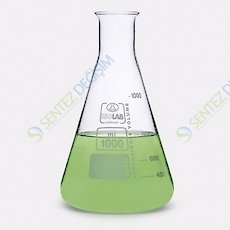 ISOLAB 027.01.500 Erlen - Cam - Orta Boyun - 500 ml