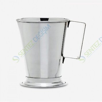 ISOLAB 025.05.902 Beher - Kulplu - Paslanmaz Çelik - 2000 ml / 1 Adet