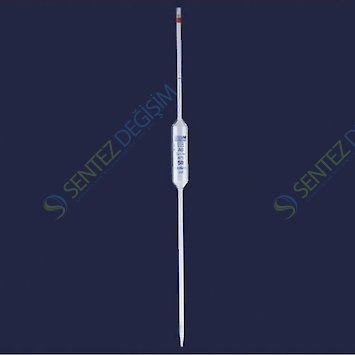 ISOLAB 021.05.004 Pipet - Cam - Bullu - As Kalite - Grup Sertifikalı - Mavi Skala - 4 ml