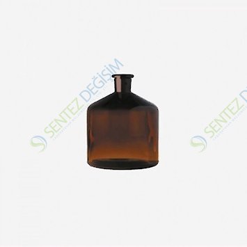 ISOLAB 020.07.025 Otomatik Büret Şişesi - Amber - 2000 ml