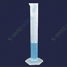 ISOLAB 016.05.250 Mezür - Uzun From - P.P - B Kalite - Kabartma Skala - 250 ml