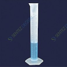 ISOLAB 016.05.010 Mezür - Uzun From - P.P - B Kalite - Kabartma Skala - 10 ml