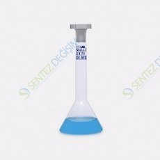 ISOLAB 013.13.010 Balon Joje Trapezoidal Şeffaf A Kalite Grup Sertifikalı Mavi Skala 10 ml NS 10/19 2 adet