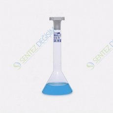 ISOLAB 013.13.002 Balon Joje Trapezoidal Şeffaf A Kalite Grup Sertifikalı Mavi Skala 2 ml NS 7/16 2 adet