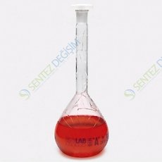 ISOLAB 013.01.101 Balon Joje Yüzey Kaplı Standart Şeffaf A Kalite Grup Sertifikalı Mavi Skala 100 ml NS 14/23 / 2 adet