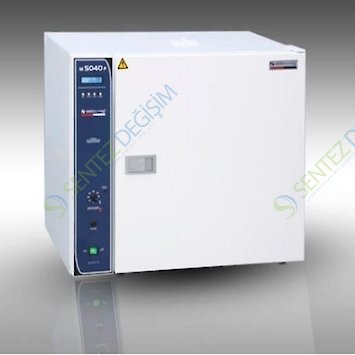 Elektromag M5040 P Kuru Hava Sterilizatörü (Alüminyum İç Gövdeli) PID kontrollü dijital timerli termostat, fan motorlu sirkülasyon +5... 250 °C / 100 L