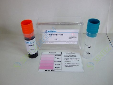 NORATEKS Nitrit Test Kiti (100170) (0.05-0.1-0.25-0.5-1) ppm (mg/lt)/ 1 Kutu