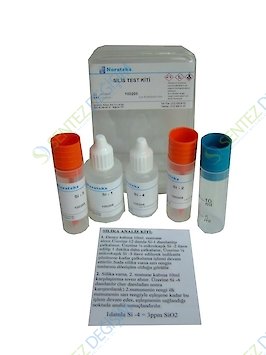NORATEKS Silis(Silika) Test Kiti (100205) ( 1 damla=3 ppm) / 1 Kutu 