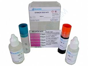 NORATEKS Siyanür Test Kiti (100210) (0,3 – 0,5 – 1 – 2 – 5) / 1 Kutu
