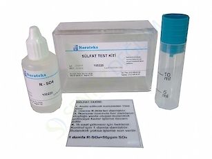 NORATEKS Sülfat Test Kiti (100220) (1 damla=50ppm (mg/lt / 1 Kutu )