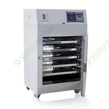 Elektromag M 1071 P Endüstriyel Fırın 192 L/250 °C PID dijital termostat - timer, hava sirkülasyon, 10 tepsi, tekerlekli