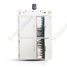 Elektromag M1074 Endüstriyel Fırın 580 L 250 °C PID dijital termostat timer, hava sirkülasyon, 40 tepsi